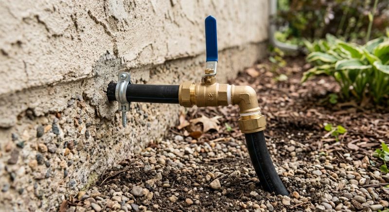 Outdoor Water Tap Installation in Denver, CO